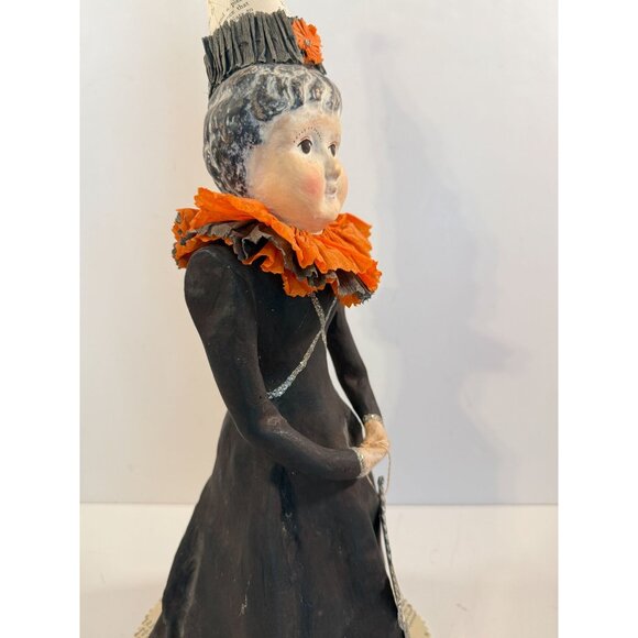 Dee Foust for Bethany Lowe Halloween Trick Or Treat Party Witch 18" Tall - Picture 9 of 12